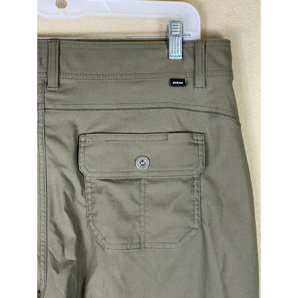 Prana Pants Adult 14 Tan Straight Leg Casual Hiking‎ Outdoor Mid Rise Womens - Picture 12 of 14